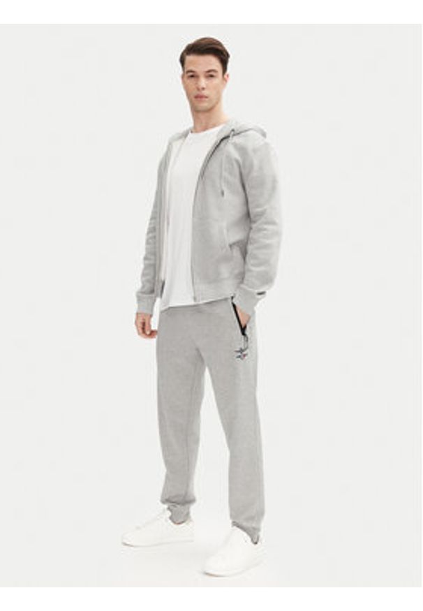 Aeronautica Militare Spodnie dresowe 251PF965F581 Szary Regular Fit. Kolor: szary. Materiał: bawełna