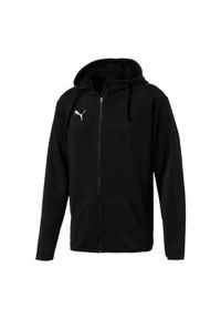 Bluza sportowa męska Puma Liga Casuals Hoody. Typ kołnierza: kaptur. Kolor: czarny. Materiał: bawełna, poliester. Sport: piłka nożna