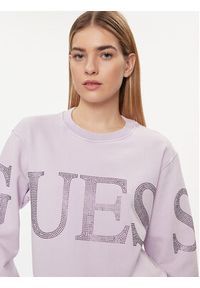 Guess Bluza Vintage Logo W4GQ10 KC8I0 Fioletowy Relaxed Fit. Kolor: fioletowy. Materiał: bawełna. Styl: vintage #4