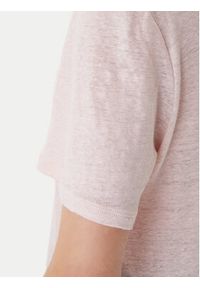 BOSS T-Shirt C_Ela_1 50538645 Różowy Regular Fit. Kolor: różowy. Materiał: len #2