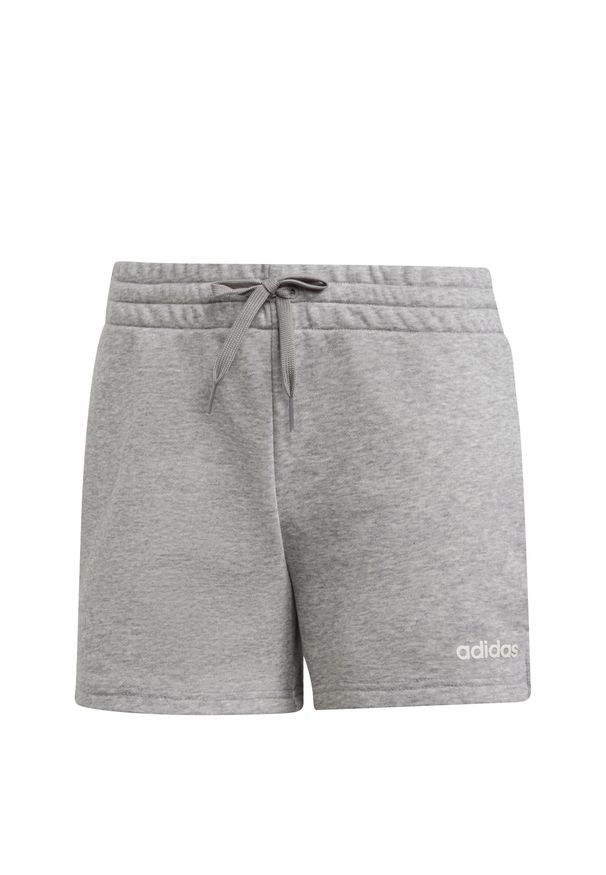 Adidas - Spodenki adidas Essentials Solid W DU0675. Kolor: szary