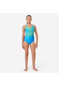 Strój jednoczęściowy pływacki dla dzieci Speedo Splashback Pop. Materiał: materiał
