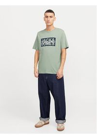 Jack & Jones - Jack&Jones T-Shirt Colton 12268439 Zielony Standard Fit. Kolor: zielony. Materiał: bawełna #3