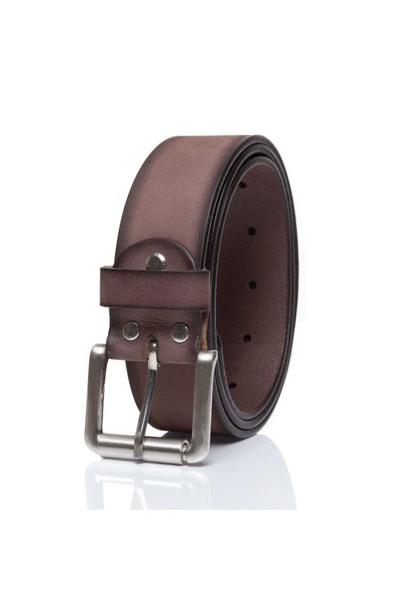 Tom Tailor - TOM TAILOR PASEK SKÓRZANY SOPO-TT376 441 40mm Ledergürtel RO2689. Materiał: skóra. Wzór: paski. Styl: klasyczny