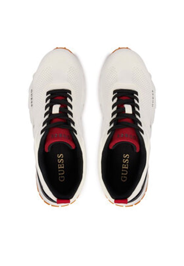 Guess Sneakersy FLPRN3 FAB12 Biały. Kolor: biały. Materiał: materiał