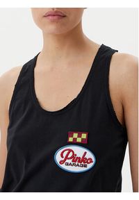 Pinko - PINKO Top Noel 105269 A2ME Czarny Regular Fit. Kolor: czarny. Materiał: bawełna #2