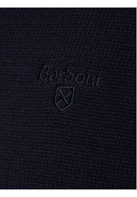 Barbour Sweter Half Zip MKN1074NY91 Granatowy Regular Fit. Kolor: niebieski. Materiał: bawełna #3