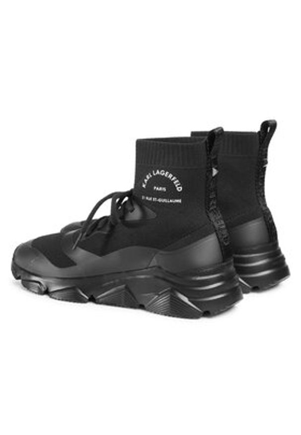 Karl Lagerfeld - KARL LAGERFELD Sneakersy KL51641 Czarny. Kolor: czarny. Materiał: materiał