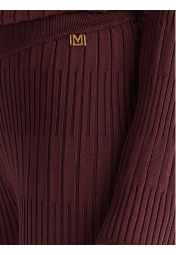 Marciano Guess Kardigan 5YGR33 5881Z Bordowy Slim Fit. Kolor: czerwony. Materiał: wiskoza