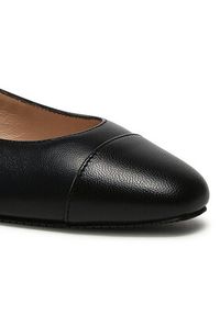 Stuart Weitzman Baleriny Pearl Flat SB753 Czarny. Kolor: czarny. Materiał: skóra
