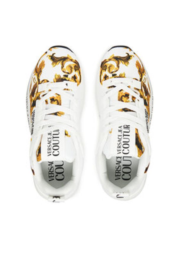 Versace Jeans Couture Sneakersy Fondo Dynamic 79VA3SAA ZSC97 Biały. Kolor: biały. Materiał: materiał