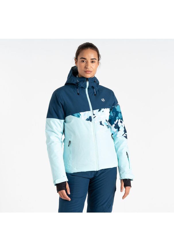 DARE 2B - Kurtka narciarska damska Ice III. Kolor: niebieski. Materiał: materiał. Sezon: zima. Sport: narciarstwo