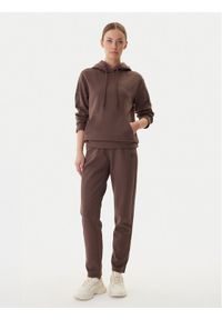 EA7 Emporio Armani Dres 7W000116 AF10443 U6063 Brązowy Regular Fit. Kolor: brązowy. Materiał: syntetyk
