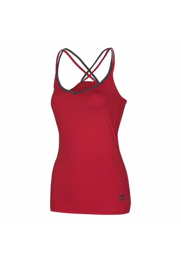OCUN - Damska koszulka typu tank top Ocun Corona. Kolor: czerwony. Sport: wspinaczka