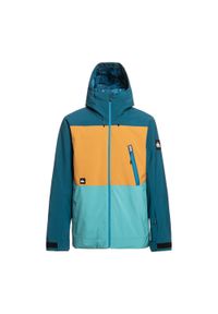 Kurtka snowboardowa męska Quiksilver Sycamore. Kolor: niebieski. Sport: snowboard