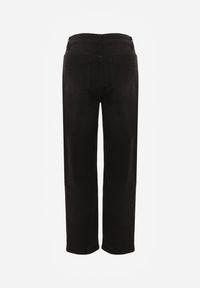 Renee - Czarne Jeansy Straight Leg High Waist z Bawełną i Dodatkiem Wiskozy Vilinoris. Okazja: na co dzień. Stan: podwyższony. Kolor: czarny. Styl: casual, klasyczny #3