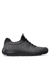skechers - Skechers Sneakersy Forton 52813/BBK Szary. Kolor: szary. Materiał: materiał