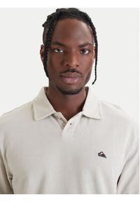 Quiksilver Polo Mw Pique Polo EQYKT04392 Beżowy Regular Fit. Typ kołnierza: polo. Kolor: beżowy. Materiał: bawełna #5