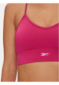 Reebok Biustonosz sportowy Id Train Tri-Back Bra 100021305 Różowy. Kolor: różowy. Materiał: syntetyk #2