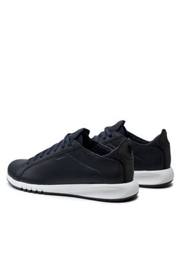 Geox Sneakersy U Aerantis U357FA 00046 C0045 Granatowy. Kolor: niebieski. Materiał: skóra