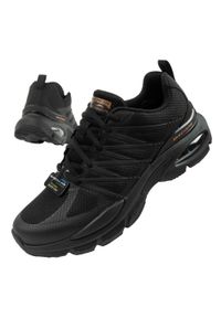 skechers - Buty sportowe męskie Skechers Air Ventura-Revell. Kolor: czarny. Szerokość cholewki: normalna