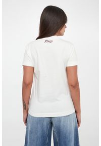 Pinko - T-shirt damski z grafiką Trapani PINKO #3