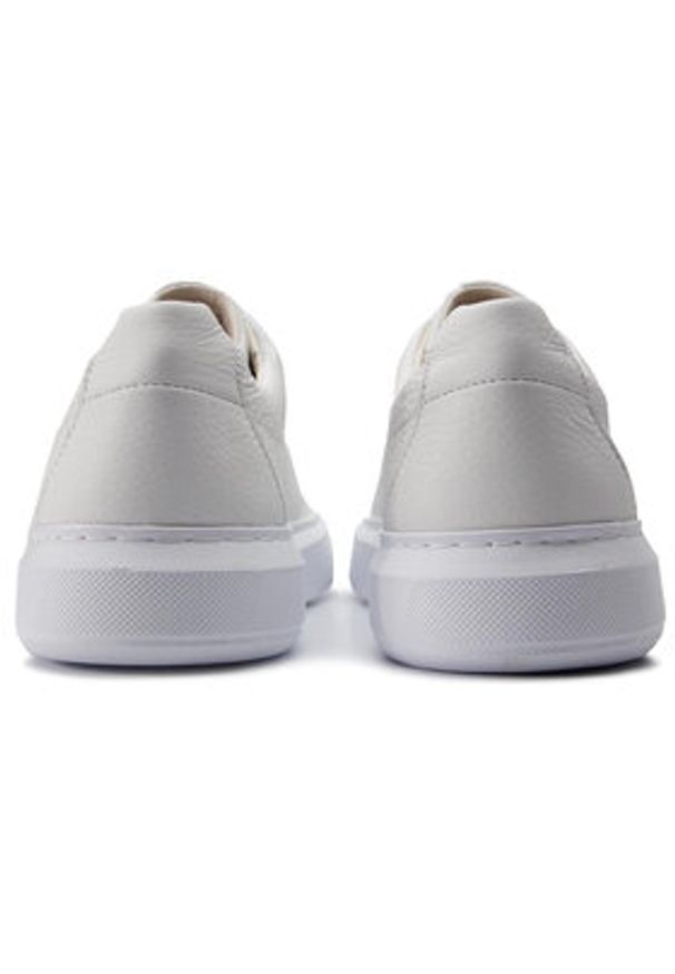 Geox Sneakersy U Deiven B U845WB 000T0 C1000 Biały. Kolor: biały. Materiał: skóra