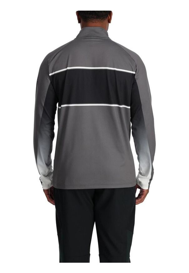 Bluza męska Spyder Paramount 1/2 Zip. Kolor: szary. Sezon: zima. Styl: sportowy