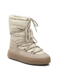 Moon Boot Śniegowce Ltrack Suede Nylon 24500200002 Beżowy. Kolor: beżowy. Materiał: materiał
