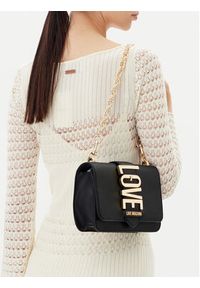 Love Moschino - LOVE MOSCHINO Torebka JC4227PP0MKC0000 Czarny. Kolor: czarny. Materiał: skórzane #6