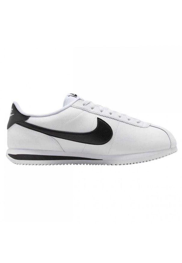 Nike - Trampki Męskie Skóra Cortez. Kolor: czarny, biały, wielokolorowy. Materiał: skóra. Sezon: zima