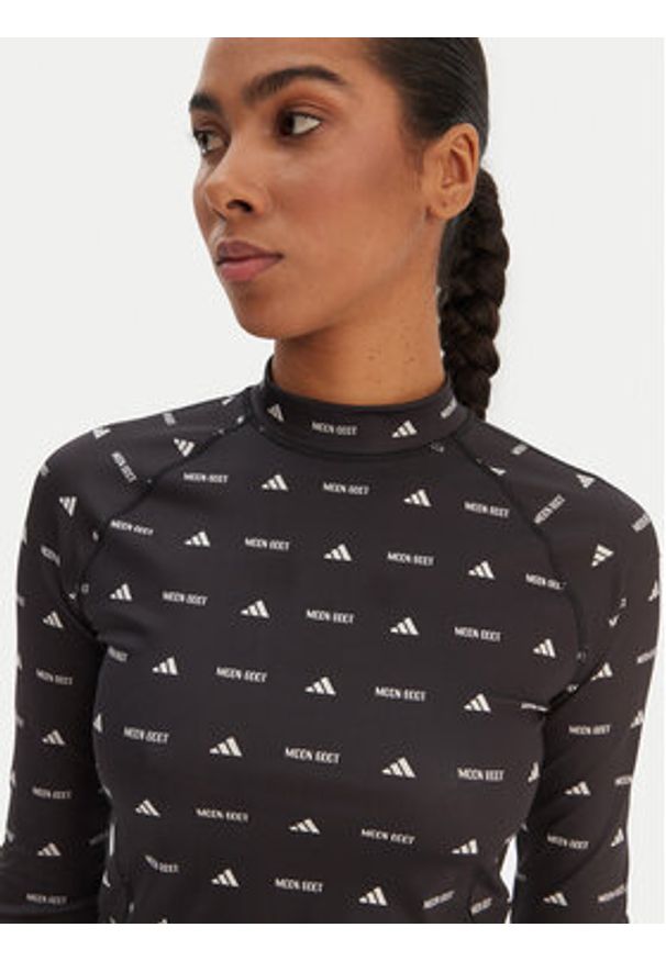 Adidas - adidas Legginsy Moon Boot JM8912 Czarny Slim Fit. Kolor: czarny. Materiał: syntetyk