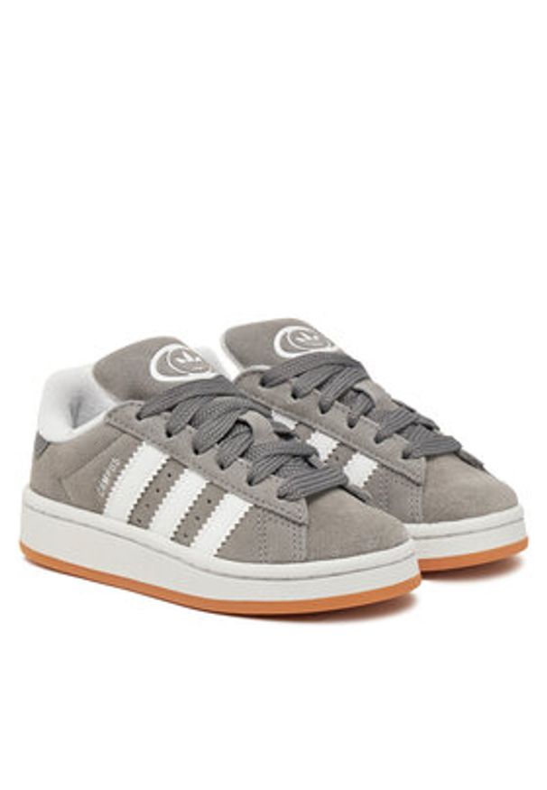 Adidas - adidas Sneakersy Campus 00s JI4330 Szary. Kolor: szary. Materiał: skóra, zamsz. Model: Adidas Campus