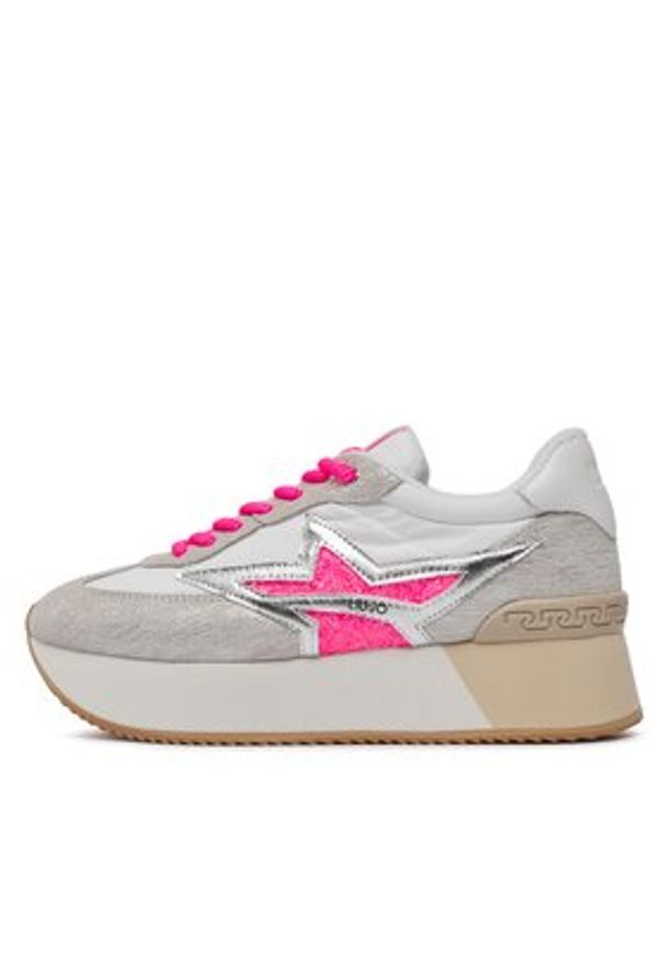 Liu Jo Sneakersy Dreamy 03 BA4083 PX480 S3209 Biały. Kolor: biały. Materiał: zamsz, skóra