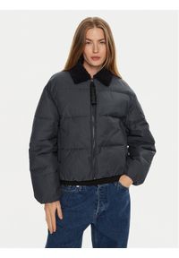 Calvin Klein Jeans Kurtka zimowa Aviator J20J224121 Czarny Relaxed Fit. Kolor: czarny. Materiał: syntetyk, bawełna. Sezon: zima