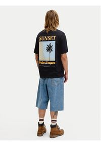 Jack & Jones T-Shirt City Photoprint 12288353 Czarny Regular Fit. Kolor: czarny. Materiał: bawełna #7