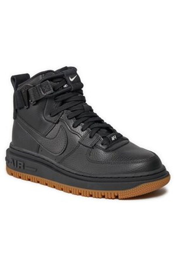 Nike Sneakersy Af1 Hi Ut 2.0 DC3584 001 Czarny. Kolor: czarny. Materiał: skóra