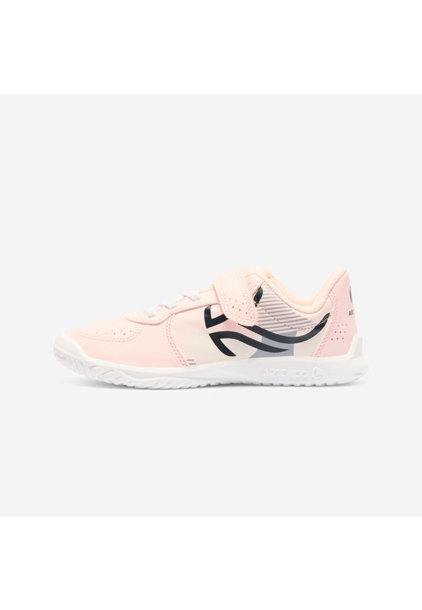 Decathlon - Buty dla dzieci Artengo TS 130. Zapięcie: rzepy. Kolor: biały, wielokolorowy, różowy, niebieski. Materiał: poliester
