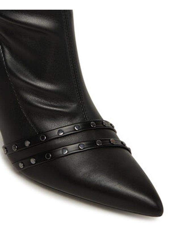 Karl Lagerfeld - KARL LAGERFELD Kozaki KL30987 Czarny. Kolor: czarny. Materiał: skóra