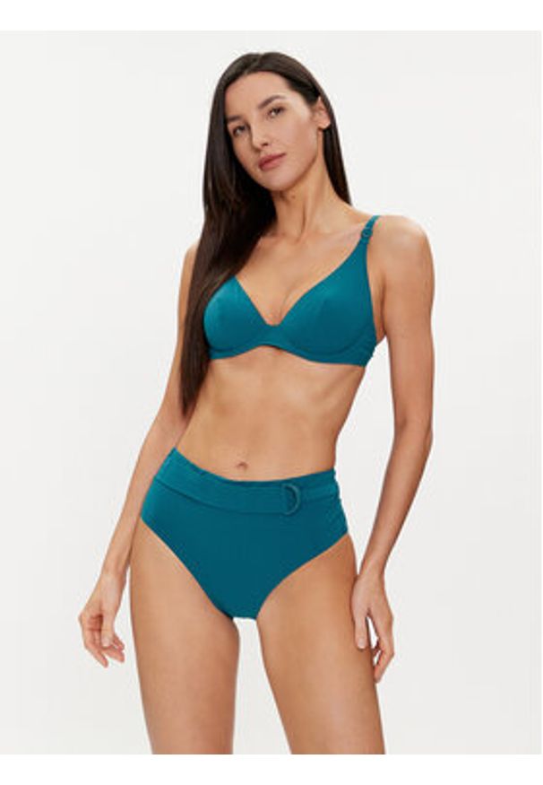 Chantelle Dół od bikini Celestial C12T80 Zielony. Kolor: zielony. Materiał: syntetyk