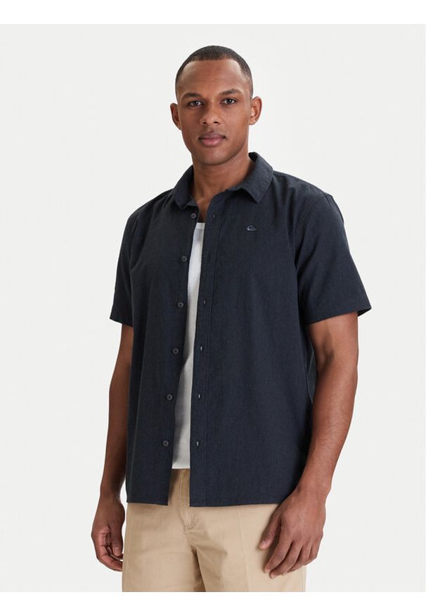 Quiksilver Koszula Mw Premium Stretch EQYWT04623 Czarny Regular Fit. Kolor: czarny. Materiał: bawełna