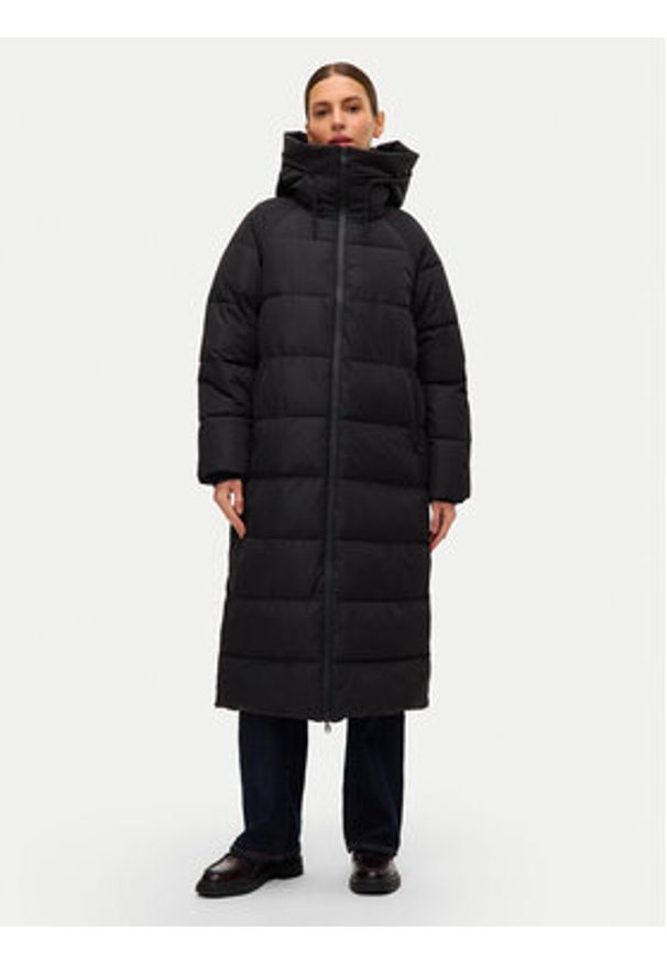 Vero Moda Płaszcz zimowy Elanor 10332382 Czarny Regular Fit. Kolor: czarny. Materiał: syntetyk. Sezon: zima