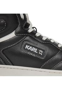 Karl Lagerfeld - KARL LAGERFELD Sneakersy KL63050 Czarny. Kolor: czarny. Materiał: skóra #5