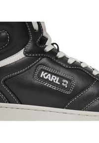 Karl Lagerfeld - KARL LAGERFELD Sneakersy KL63050 Czarny. Kolor: czarny. Materiał: skóra #6