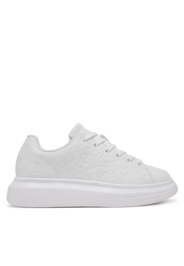 Just Cavalli Sneakersy 78RA3SB6 ZSC31 Biały. Kolor: biały. Materiał: skóra