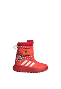 Adidas - Buty Winterplay x Disney Kids. Kolor: biały, wielokolorowy, czerwony. Materiał: materiał. Wzór: motyw z bajki #1