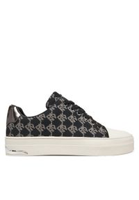 DKNY Trampki York Lace UP Sneak K2533982 Czarny. Kolor: czarny. Materiał: materiał #1
