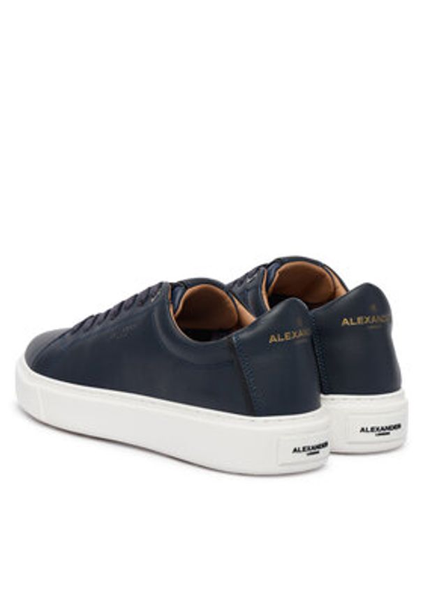 Alexander Smith Sneakersy London ALBCLDM-9012-BLE Granatowy. Kolor: niebieski. Materiał: skóra