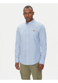 Aeronautica Militare Koszula 251CA1277CT3532 Niebieski Regular Fit. Kolor: niebieski. Materiał: bawełna