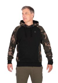 FOX - Bluza Z Kapturem Męska Wędkarska Fox Black Camo Premium 310 Hoodie. Typ kołnierza: kaptur. Kolor: wielokolorowy